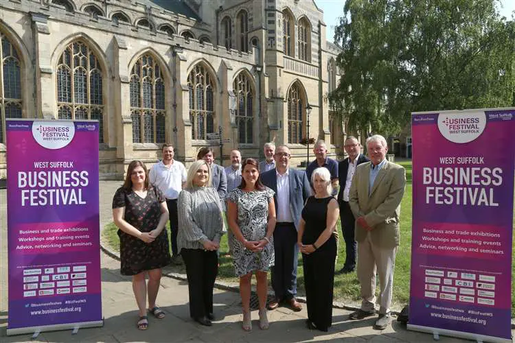 People Gathered for West Suffolk Business Festival