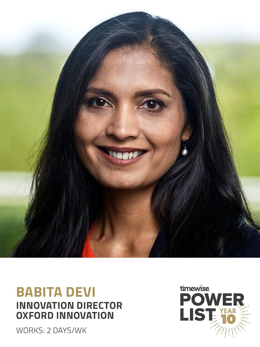 Babita Winner of 2022 Timewise Power List