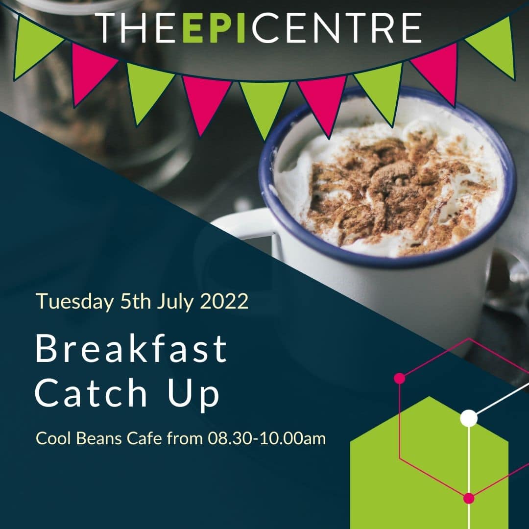 The EpiCentre Breakfast Catch-up Event Poster