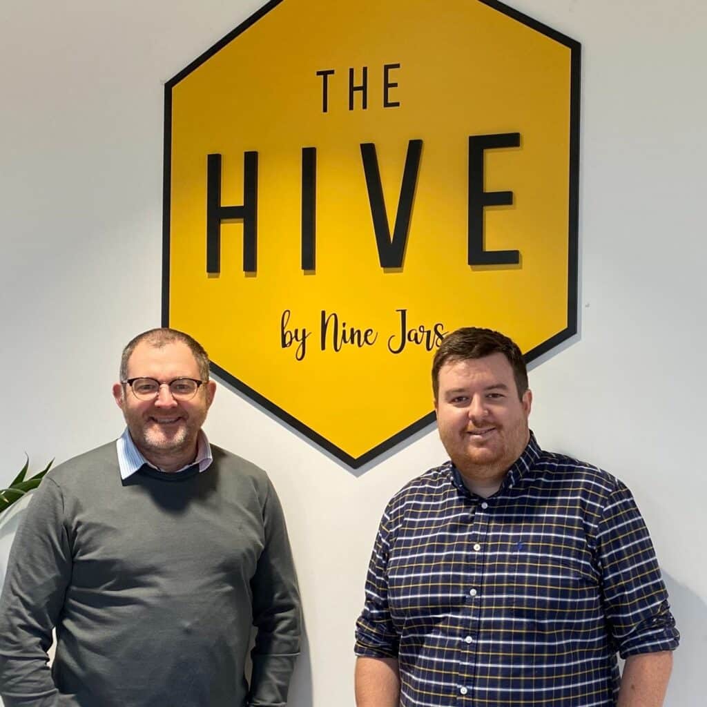 Dan and James from the Hive