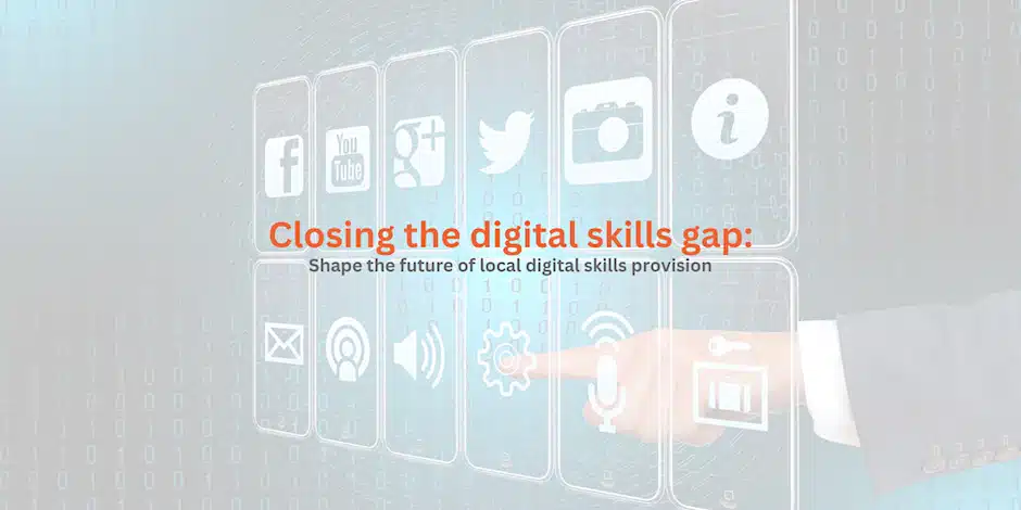 Closing the digital skills gap banner